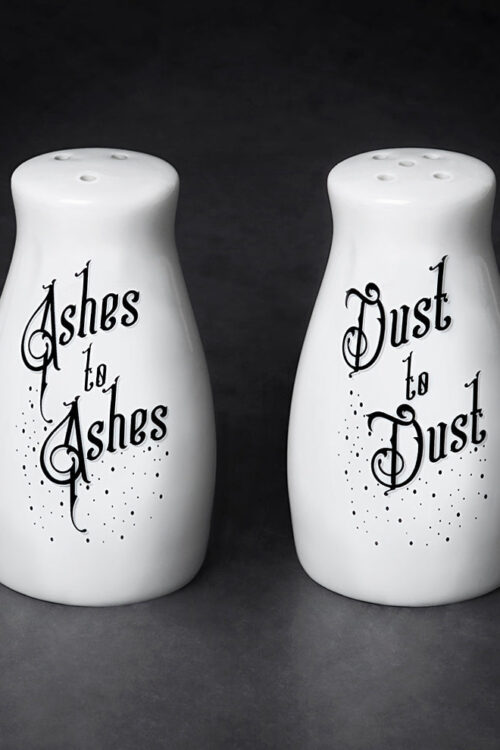 Ashes to Ashes, Dust to Dust: Salt & Pepper Shaker Set