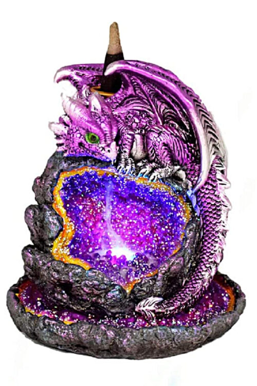 Baby Dragon Geode Backflow Burner