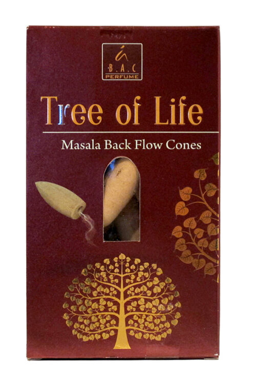 Balaji Tree of Life Masala Backflow Incense Cones