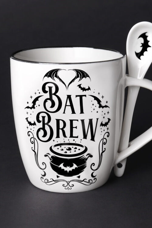 Bat Brew Mug & Spoon Set