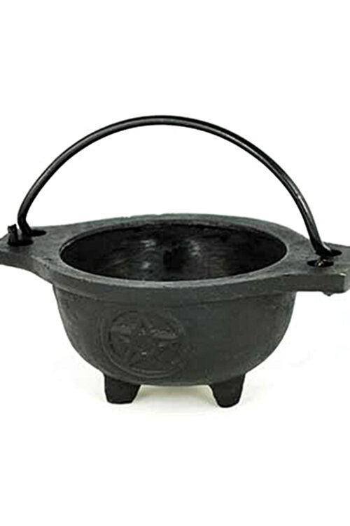 Cast Iron Cauldron – Pentacle 3″