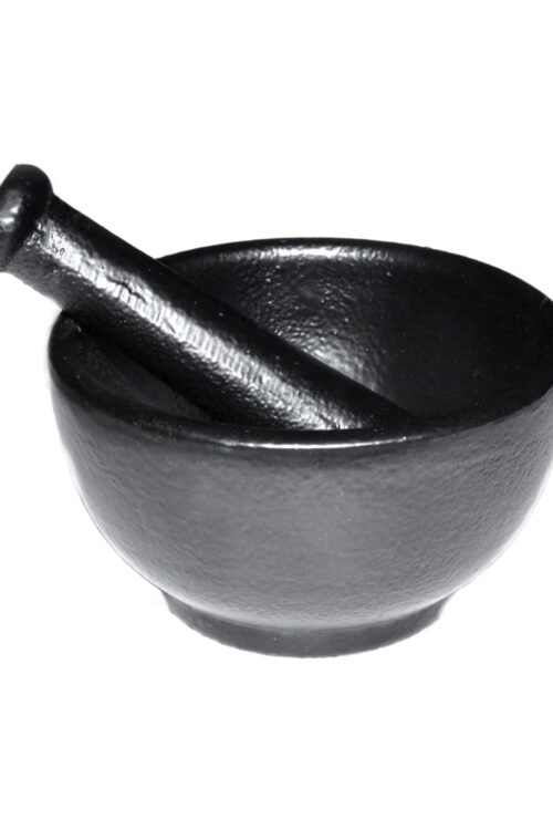 Cast Iron Mortar & Pestle 3 1/2″