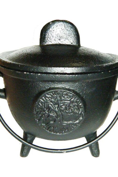 Cast Iron Cauldron – Tree of Life 4.5″