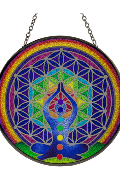 Chakra Glass Suncatcher