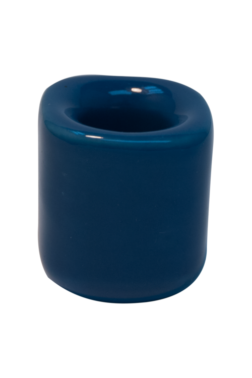 Chime Candle Holder – Blue Porcelain (5 Pieces)