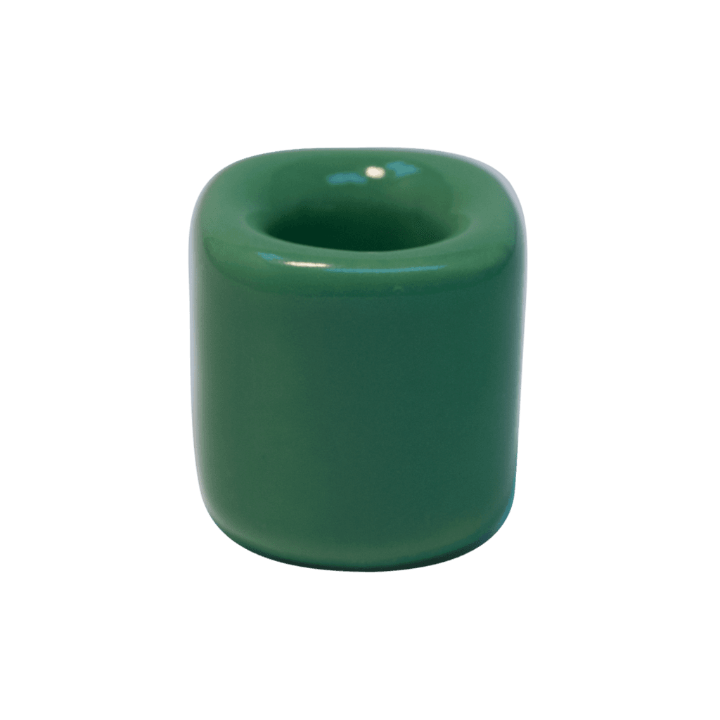 Chime Candle Holder - Light Green Porcelain