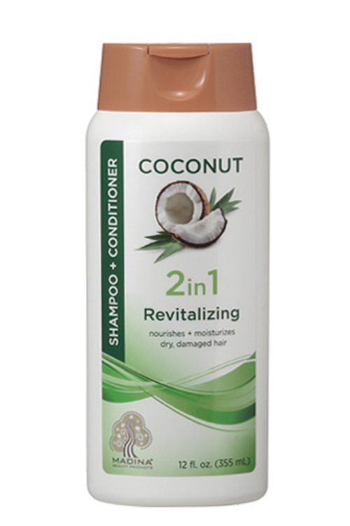 Madina Coconut 2 in 1 Revitalizing Shampoo + Conditioner