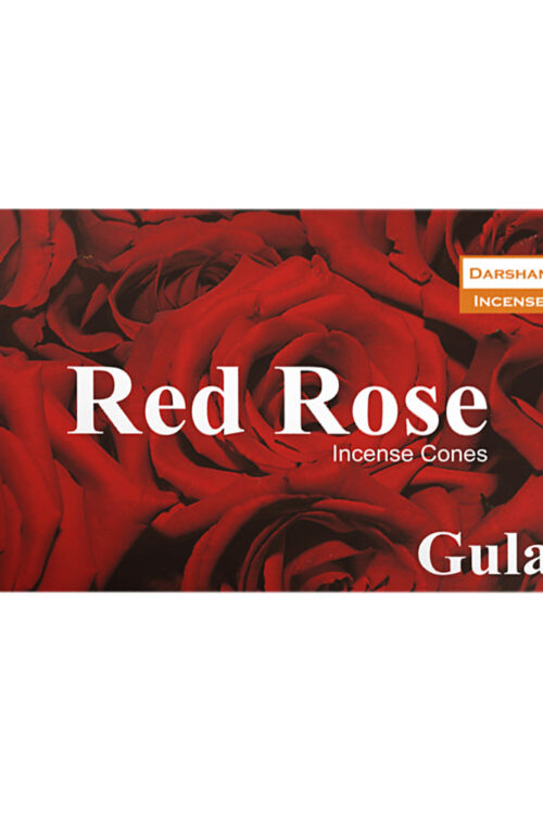 Darshan Red Rose Incense Cones