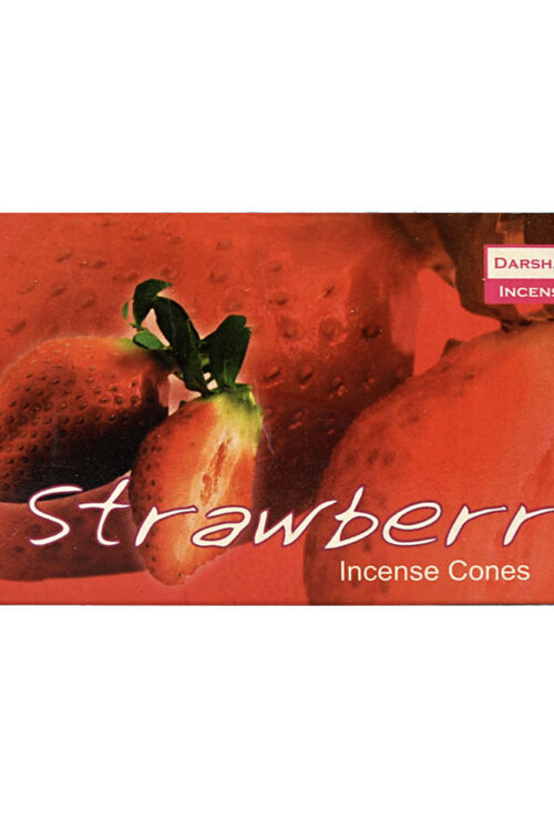 Darshan Strawberry Incense Cones