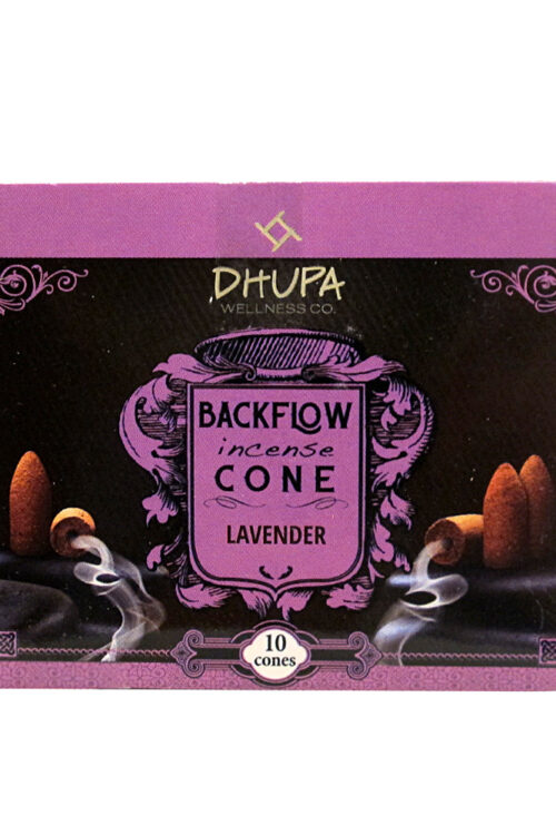 Dhupa (Good Earth) Lavender Backflow Incense Cones