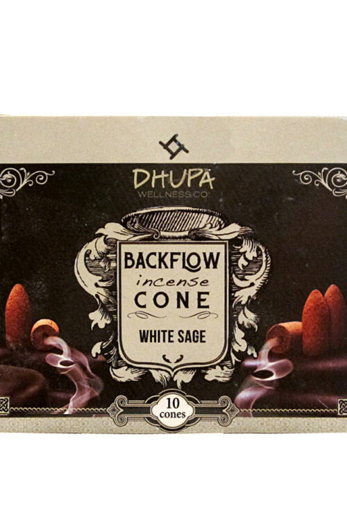 Dhupa (Good Earth) White Sage Backflow Incense Cones