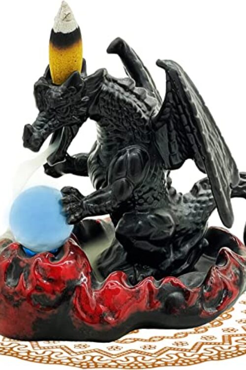 Fire Dragon LED Waterfall Incense Burner