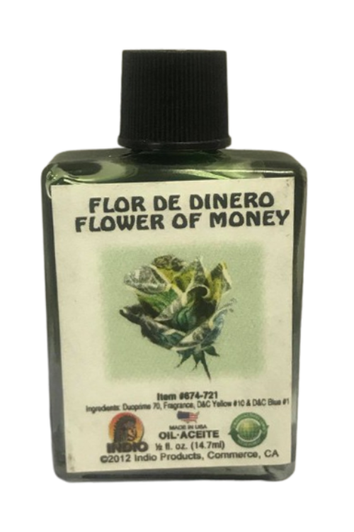 Flor De Dinero Flower of Money Wish Oil