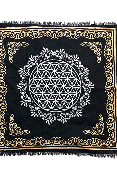 Flower of Life Altar Cloth 18″ x 18″