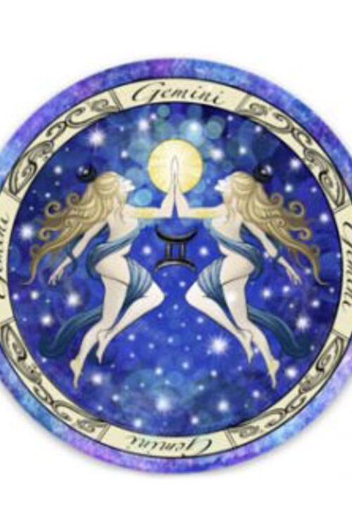 Zodiac Gemini Sticker 3″