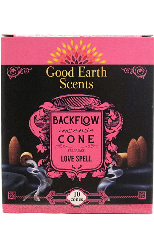 DHUPA (Good Earth) Love Spell Backflow Incense Cones