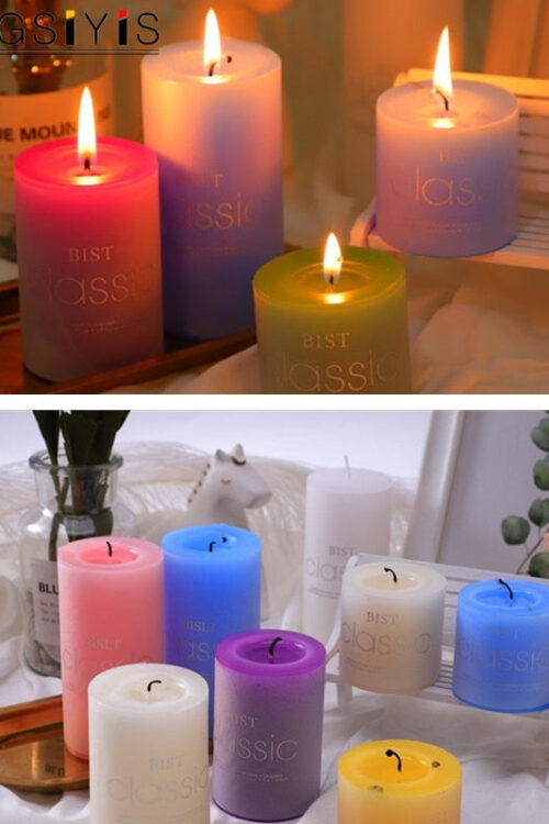 Home Decoration Cylindrical Aromatherapy Scented Candles