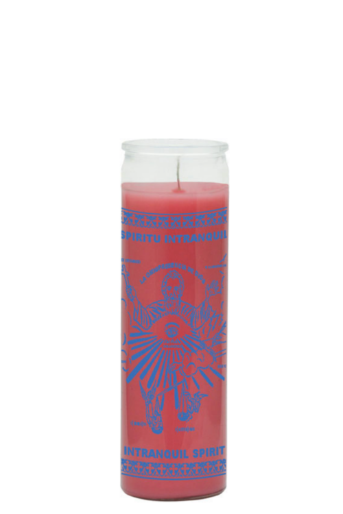 Intranquil spirit (pink) 1 color 7 day candle