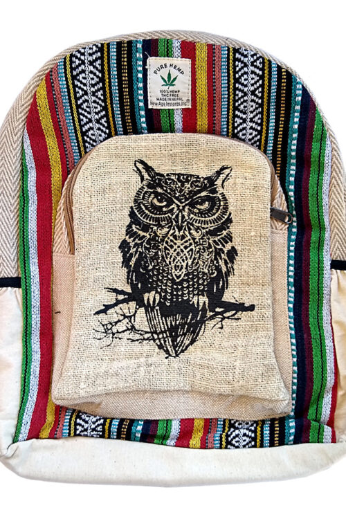 HEMP Owl Backpack