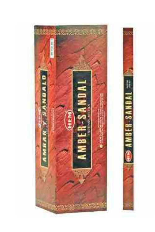 Hem Amber Sandal Incense Sticks