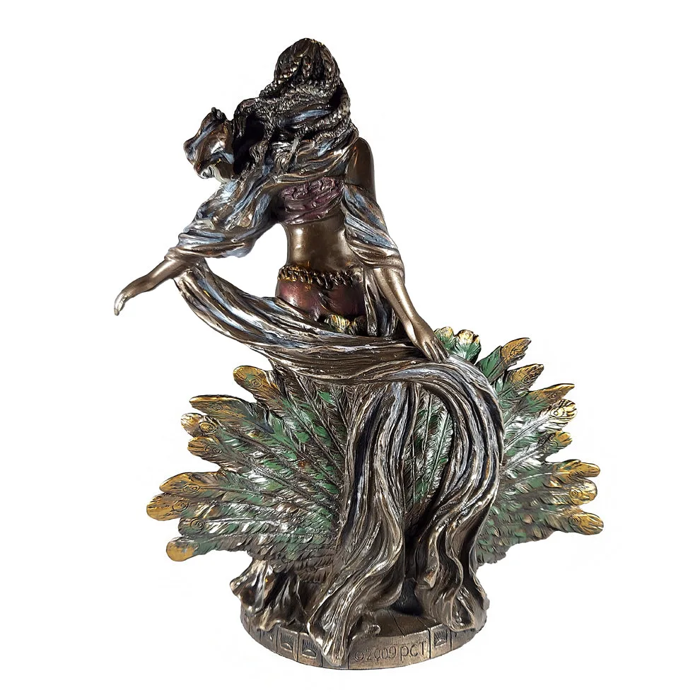 Greek Goddess Hera Bronzed Statue