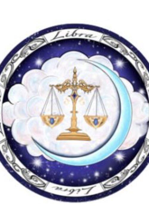 Zodiac Libra Sticker 3″