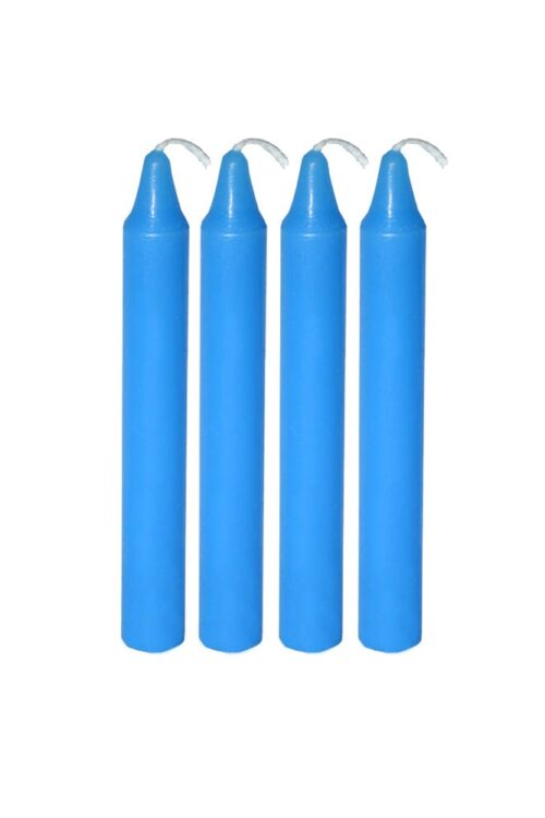 Mini Ritual Candle – Lt Blue (Set of 4)