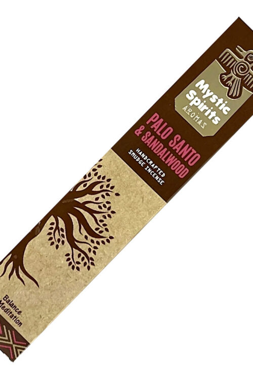 Mystic Spirits Aromas Handcrafted Smudge Incense Sticks – Palo Santo & Sandalwood