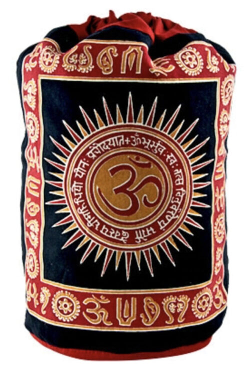 Om with Gayatri Mantra Backpack