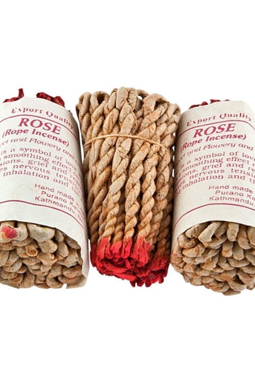 Rose Tibetan Rope Incense – 45 ropes