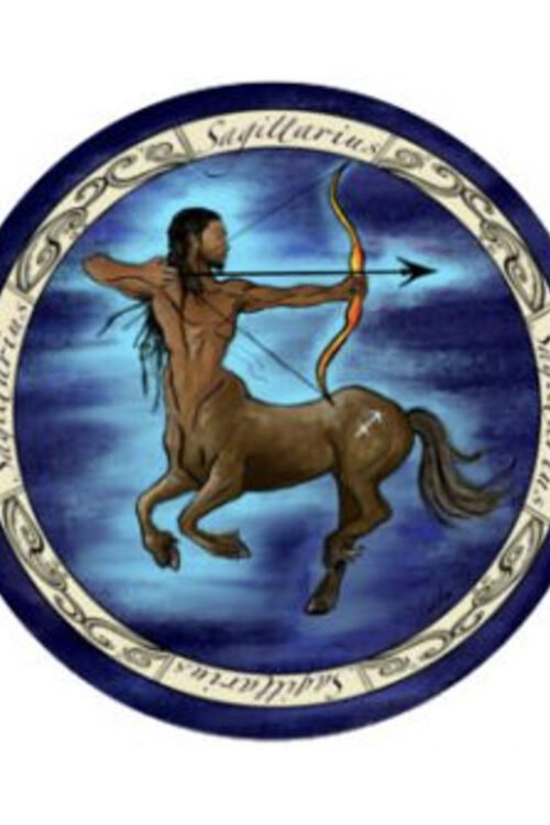 Zodiac Sagittarius Sticker 3″