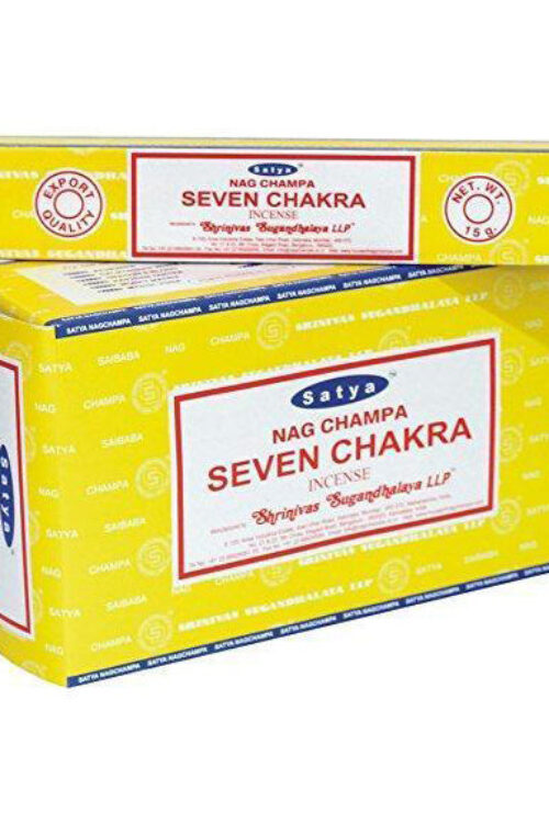 Nag Champa Seven Chakra Incense Sticks – Satya