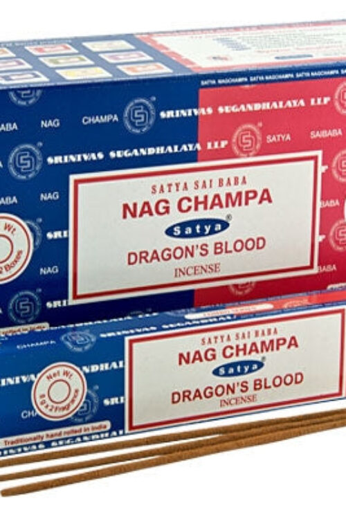 Satya Saibaba Nag Champa Dragon Blood Incense Sticks