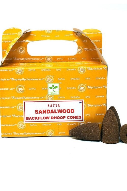 Satya Sandalwood Dhoop Backflow Cones