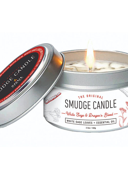 White Sage & Dragon’s Blood Smudge Candle