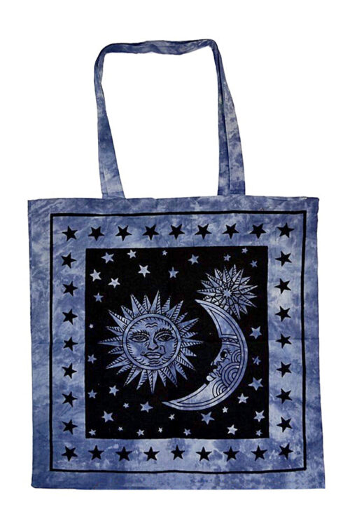 Sun & Moon Tote Bag 18×18″