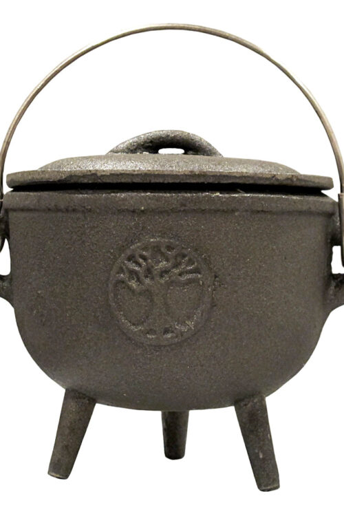 Cast Iron Cauldron – Tree of Life 4.5″