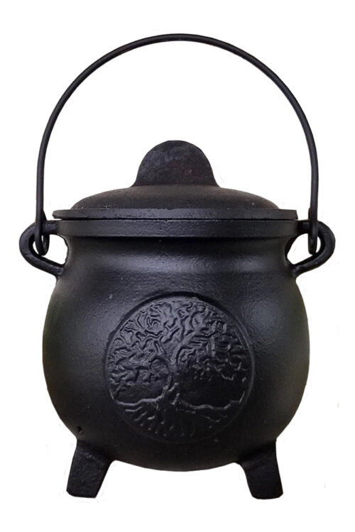 Cast Iron Cauldron – Tree of Life – 3.5″