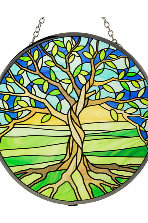 Tree of Life Glass Suncatcher