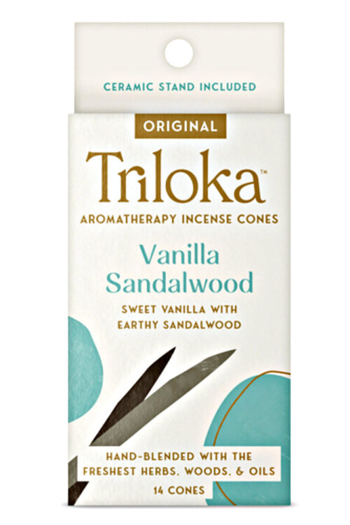 Triloka Vanilla Sandalwood Incense Cones