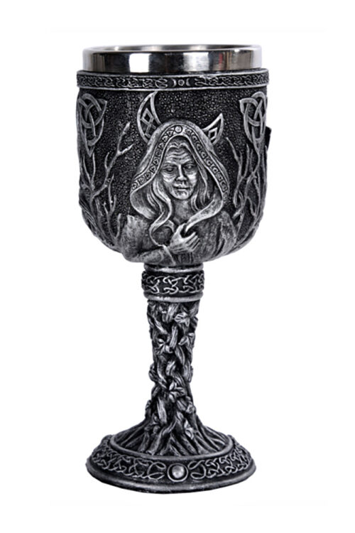 Triple Moon Goddess Chalice