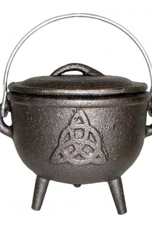 Cast Iron Cauldron – Triquetra 4.5″