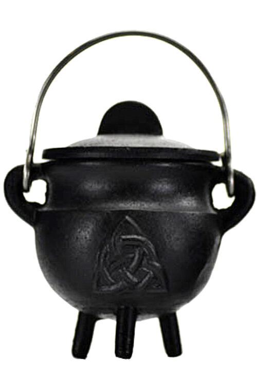 Cast Iron Cauldron – Triquetra  4 1/2″