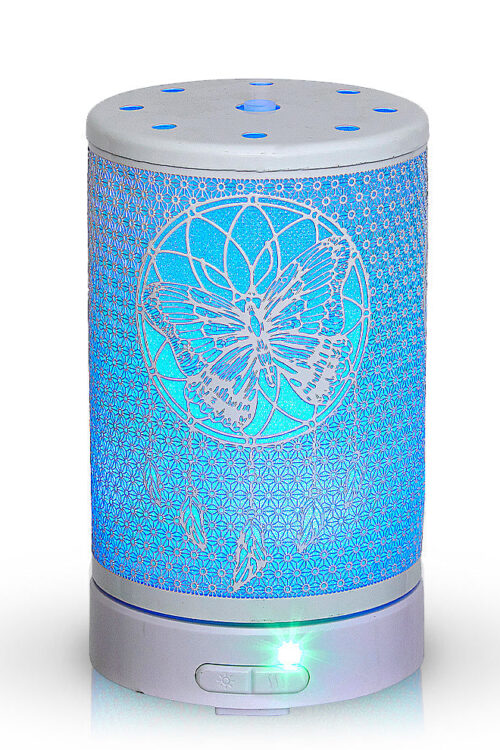 Ultrasonic Diffuser: Dream Catcher, White Metal