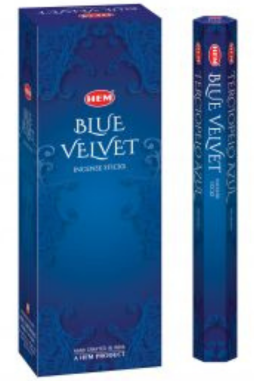 Hem Hexa Blue Velvet Incense, 20 sticks pack