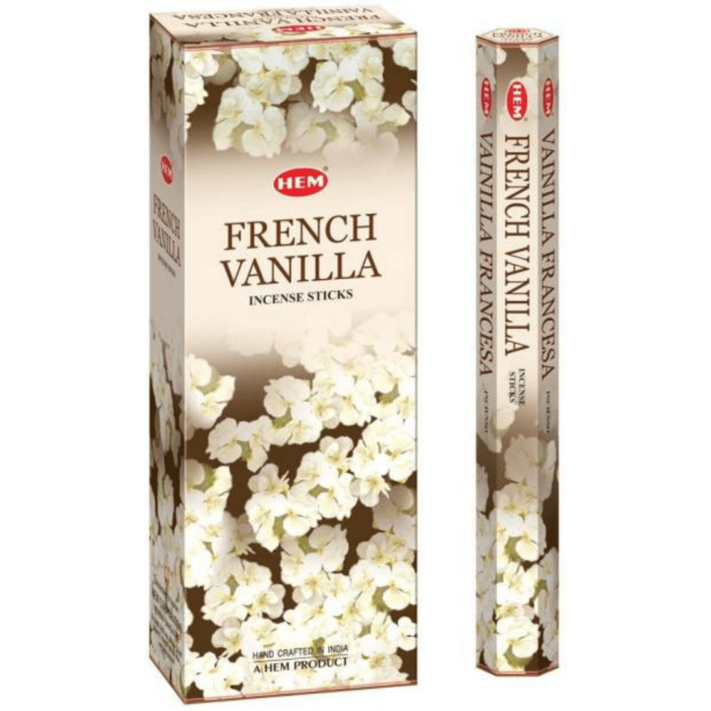 Hem Hexa French Vanilla Incense, 20 Sticks Pack