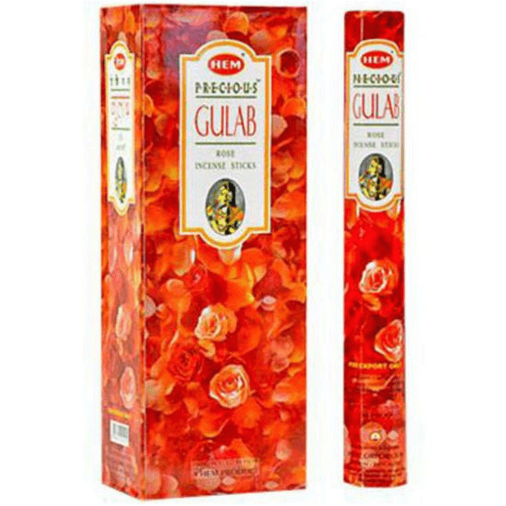 Hem Hexa Gulab precious Incense, 20 Sticks Pack