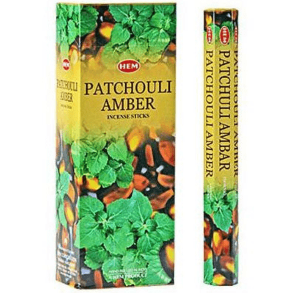 Hem Hexa Patchouli Amber Incense sticks