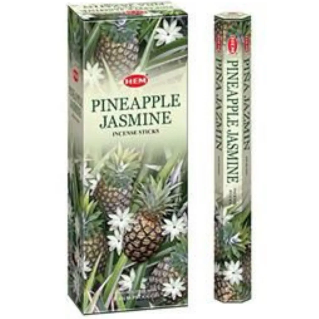 Hem Hexa Pineapple Jasmine Incense, 20 Sticks Pack