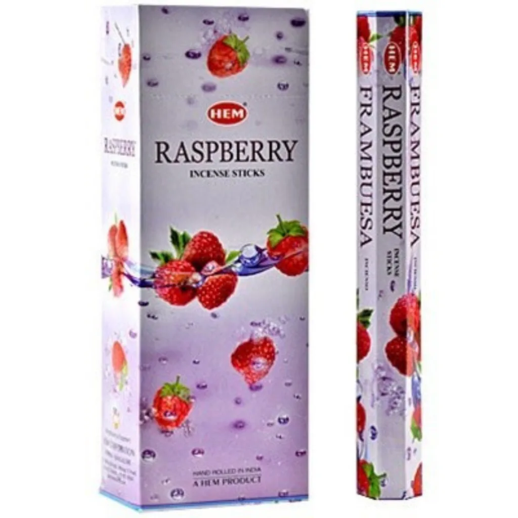 Hem Hexa Raspberry Incense, 20 Sticks Pack